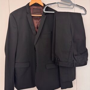 Zara Black Men's Two-Piece Suit Jacket & Trousers